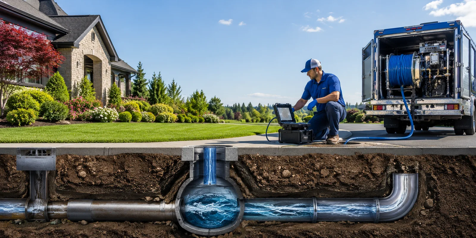 Drainage restoration information for Blunt, SD